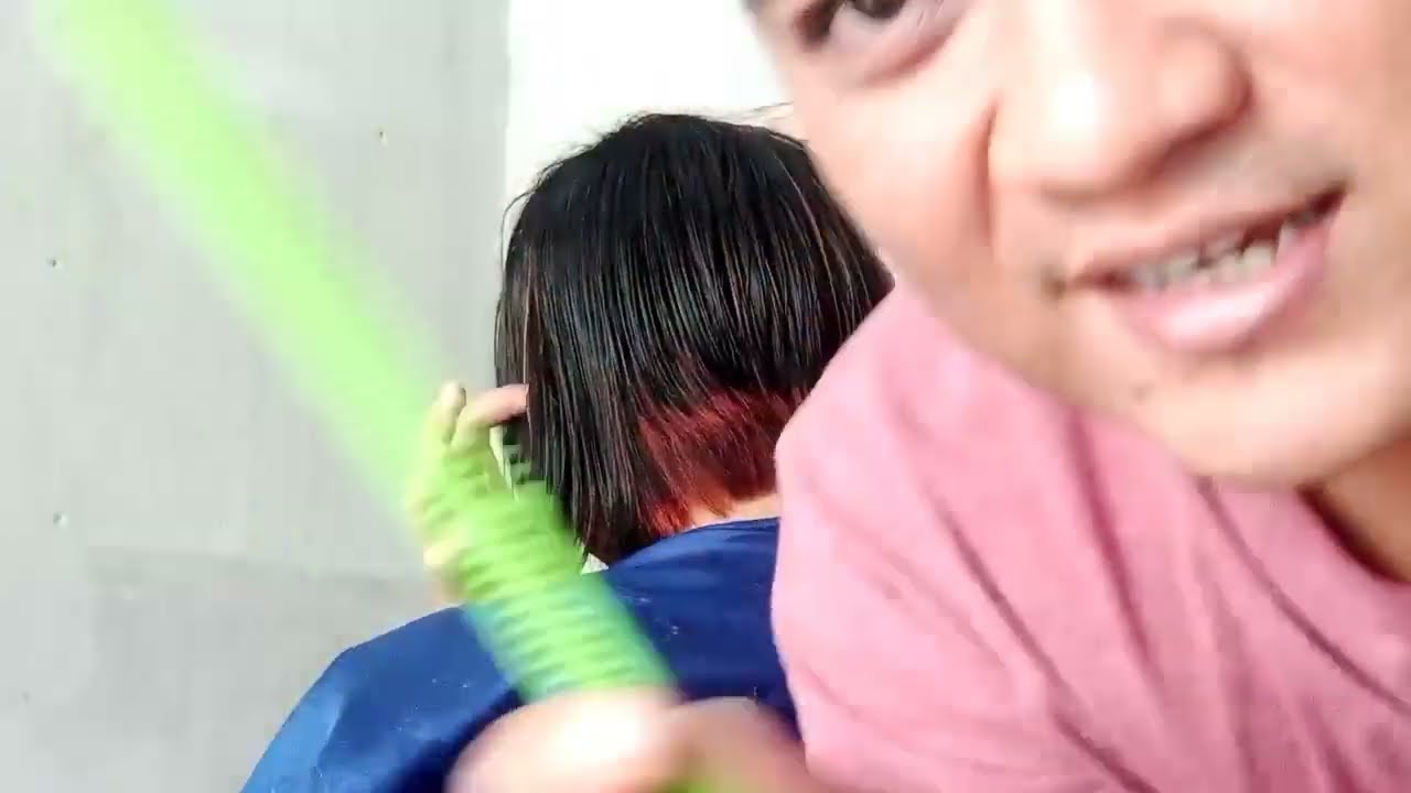 potong rambut istri tercinta PART 2