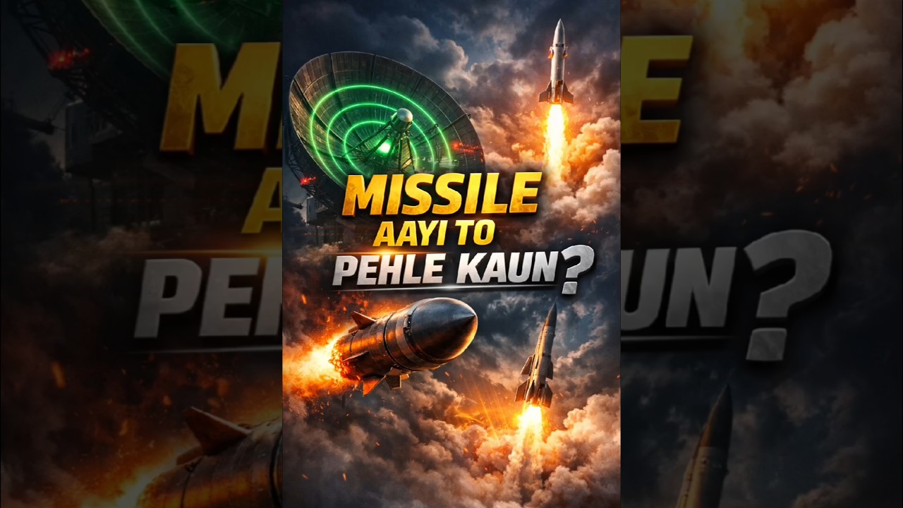 Missile Aayi To Pehle Kaun Respond Karta Hai? 🚀 | Indian Air Defence Explained