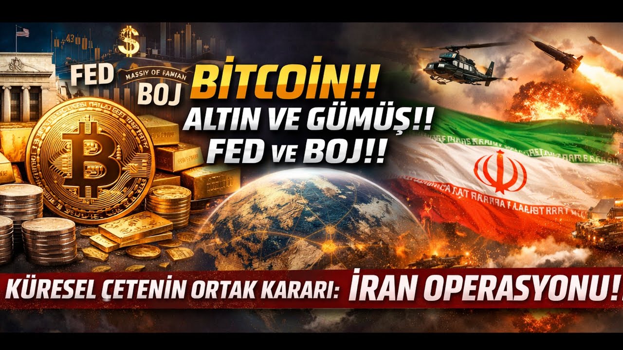 BİTCOİN!! ALTIN VE GÜMÜŞ!! BOJ'DAN MARTTA FAİZ ARTIŞI!! TRUMP'A SİYONİST KUŞATMA!! İRAN OPERASYONU!