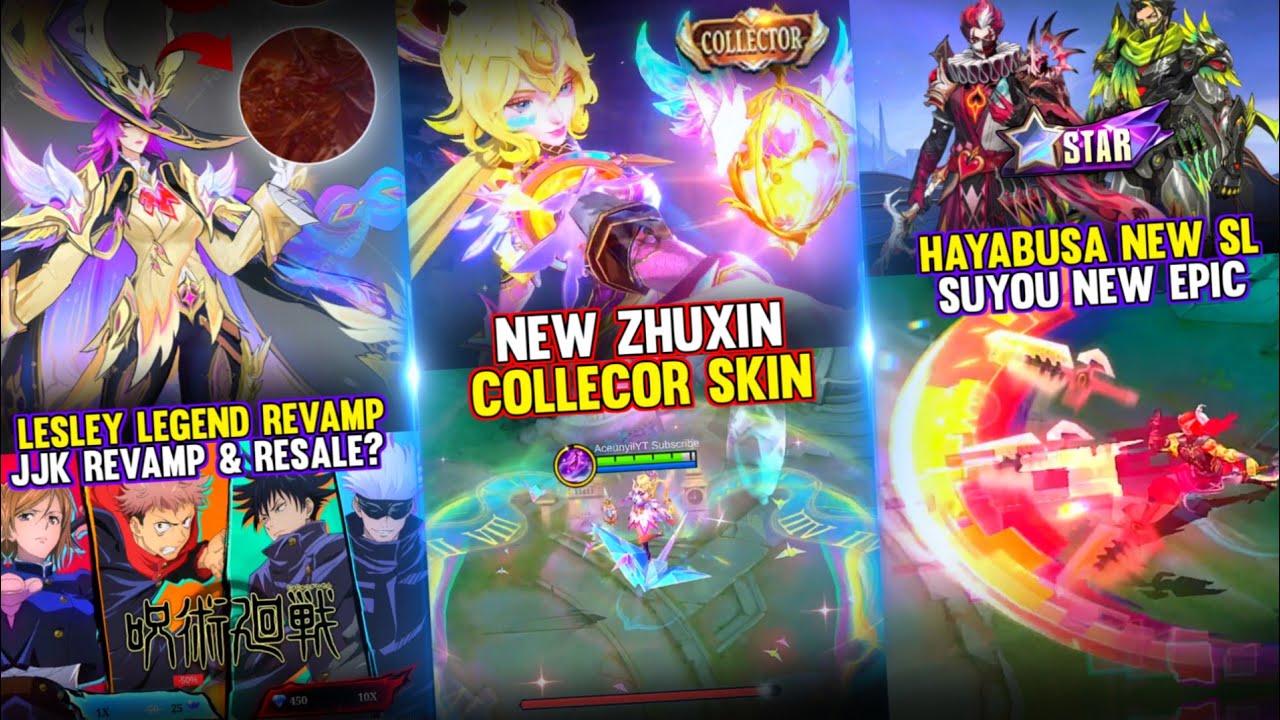 ZHUXIN COLLECTOR | LESLEY LEGEND REVAMP | JJK REVAMP RESALE | NEW 3 STARLIGHT SKIN UPDATE