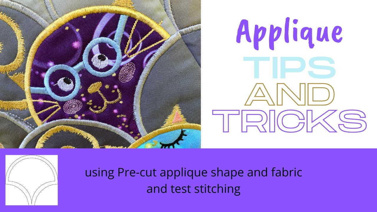 OML Embroidery Live! Applique Tips and Tricks (pre-cut fabric)