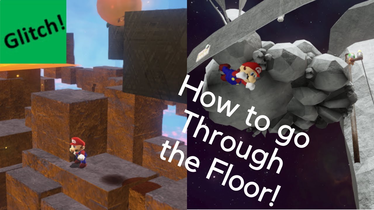 Crazy Super Mario Odyssey Dark Side and Darker Side Glitches!