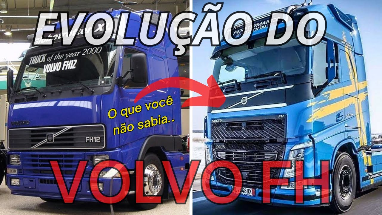 A EVOLUÇÃO DO VOLVO FH NO BRASIL- A Lenda das Estradas