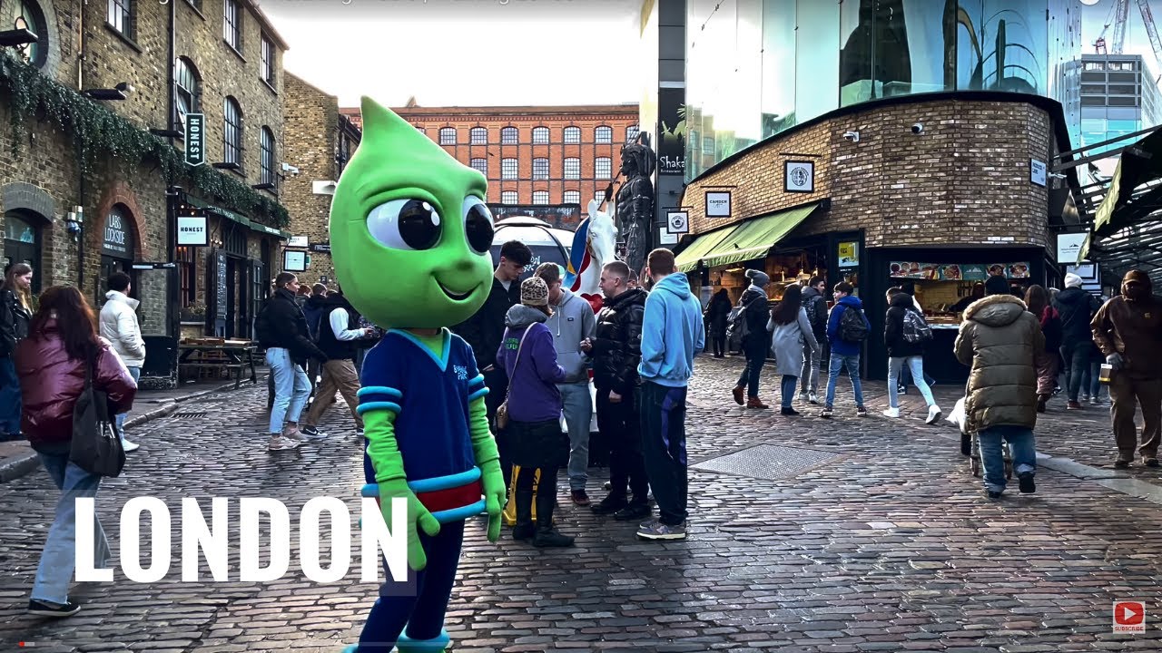 London Walking Tour 4K with Relaxing Music | Central London walk