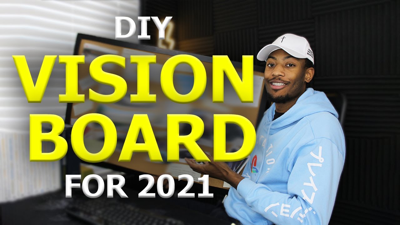 How to DIY a VISION BOARD || Manifest Your 2022 Goals into Reality || My 2022 YouTube Goals