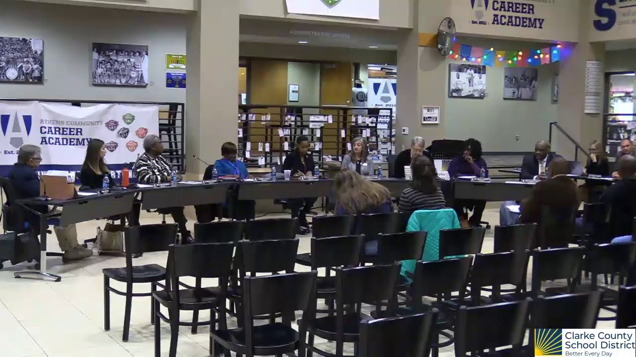 Clarke County School District l Special Called Board of Education Meeting l 12-03-2019