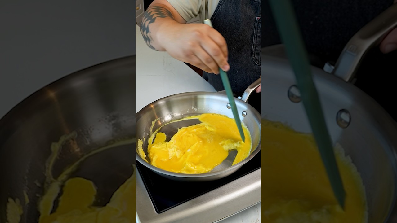 YOU can make eggs in stainless steel! 🥚🍳