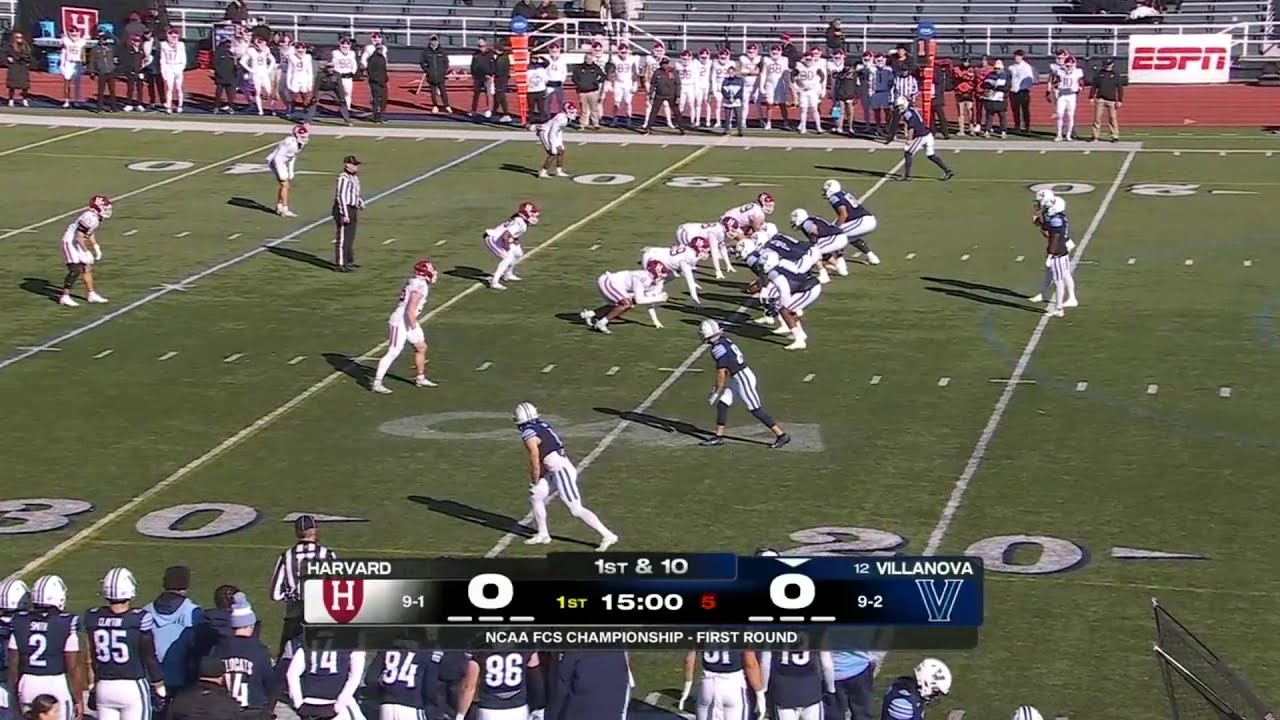 2025 NCAA FCS Championship First Round - Harvard Vs Villanova