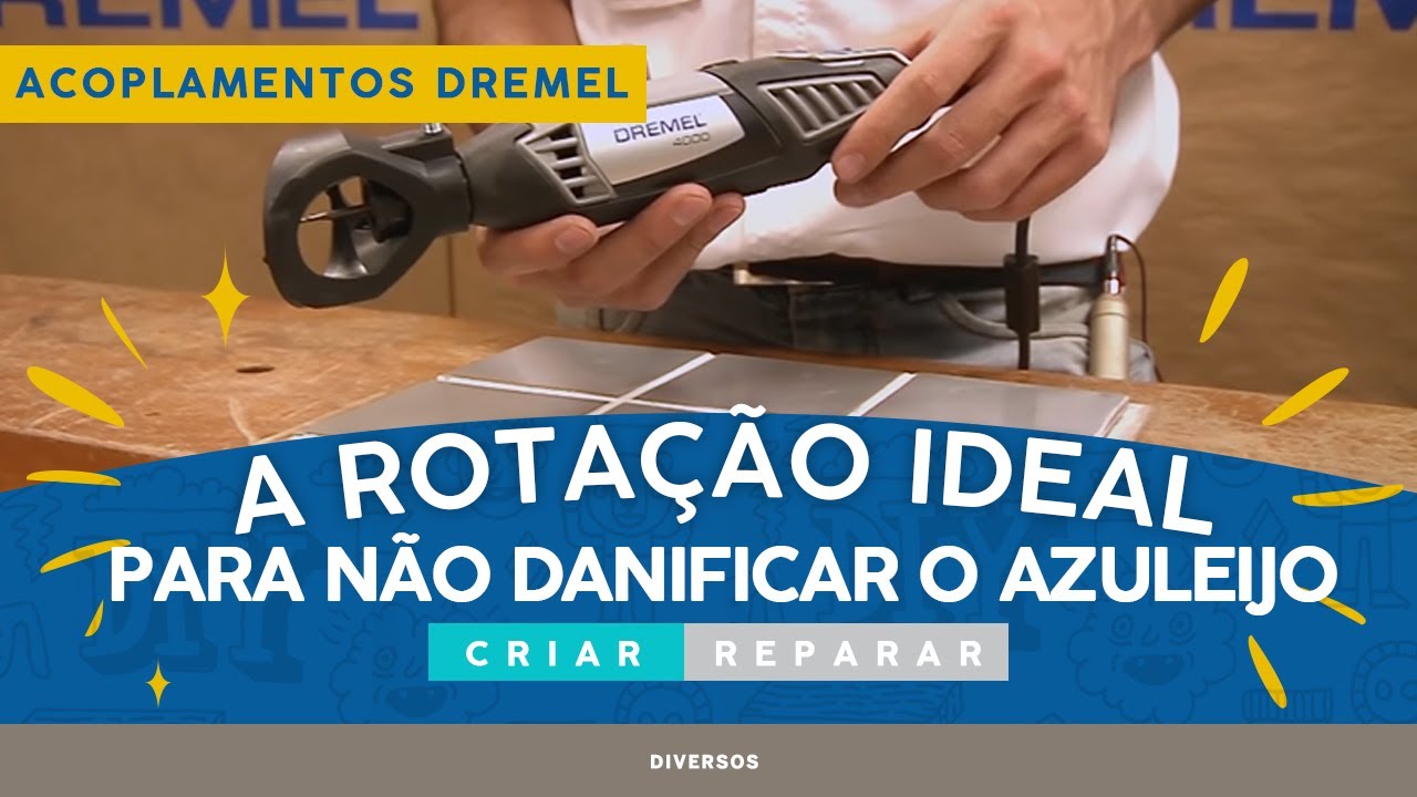Manual e Montagem do Removedor de Rejunte 568 da Dremel | Acoplamentos Dremel