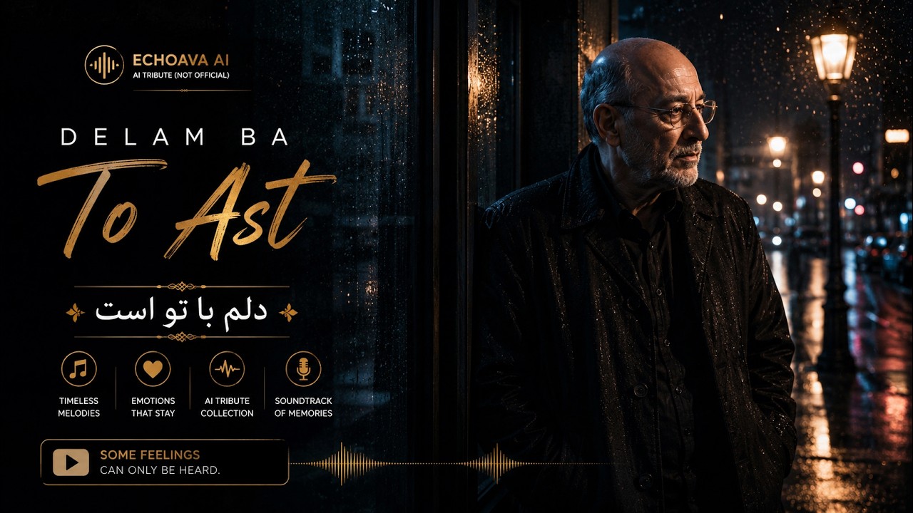 Siavash Ghomeishi &ndash; Delam Ba To Ast (AI by ECHOAVA) | سیاوش قمیشی - دلم با تو است