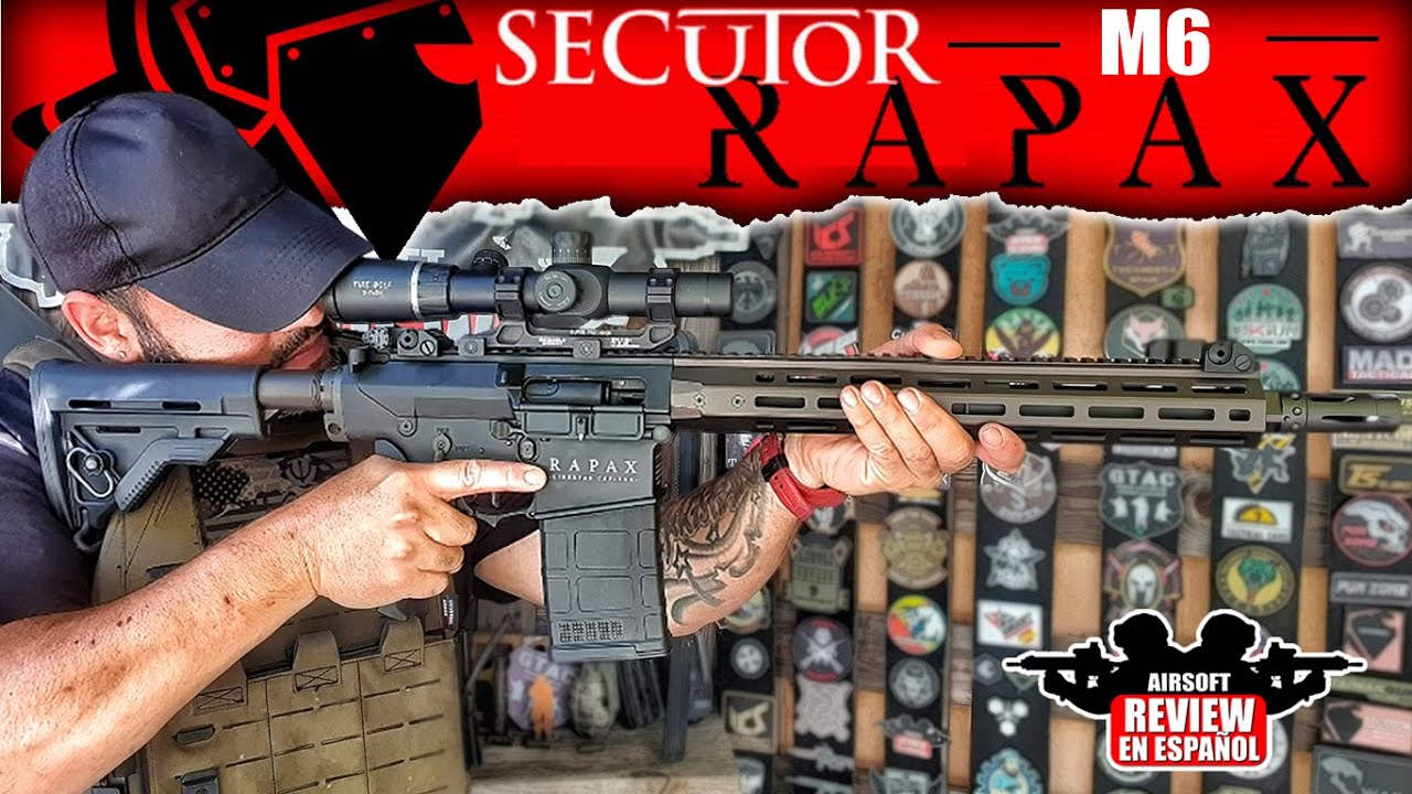 DMR RAPAX XXI M.6 SECUTOR ARMS ( Review & Test Shot ) | Airsoft Review en Espa&ntilde;ol