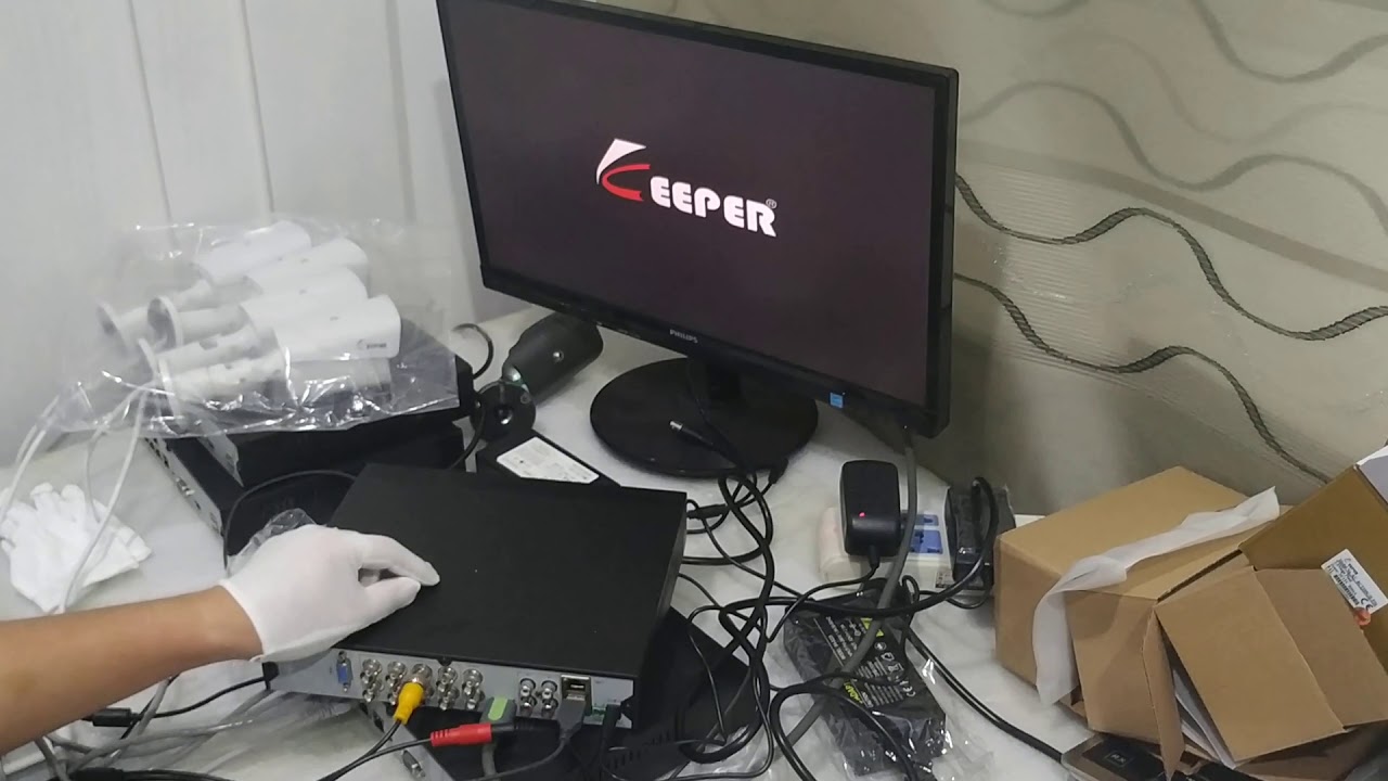 AHD CCTV CAMERA install