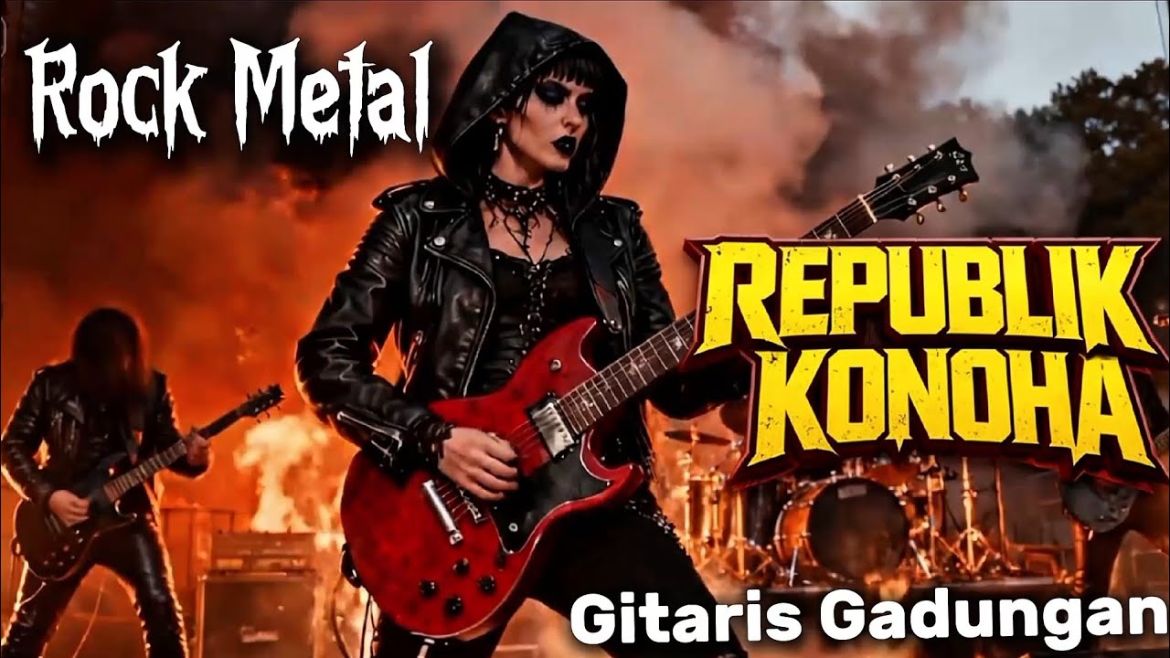 REPUBLIK KONOHA | Rock Metal | MusIk AI |Gitaris Gadungan 