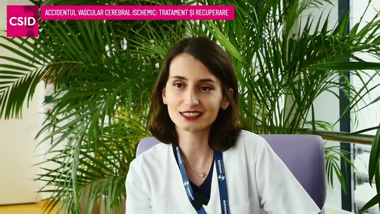 AVC ischemic: tratament și recuperare – Dr. Iulia Petre | Spitalul Clinic SANADOR