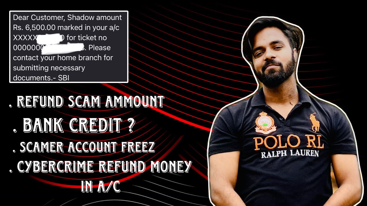 Shadow amount marked in your a/c Refund | Telegram scam ammount marked shadow refund by cybercrime