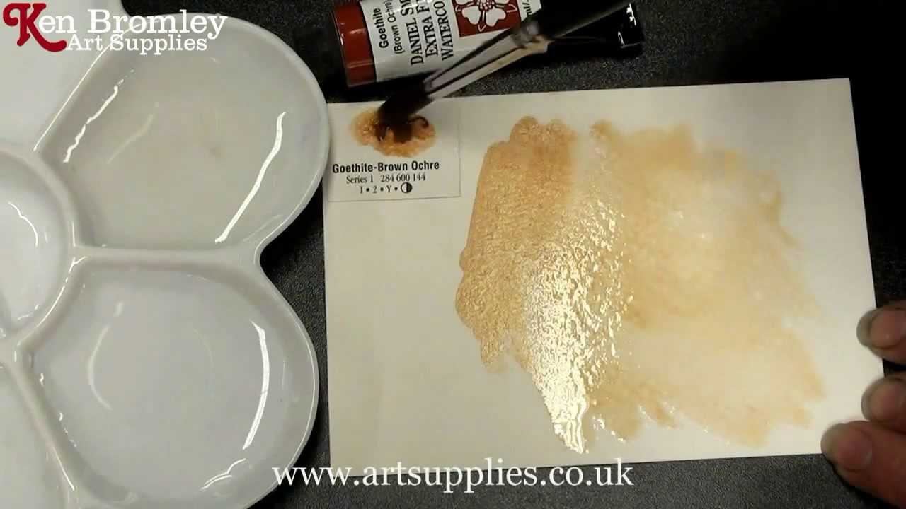 Daniel Smith Extra Fine Watercolour Goethite-Brown Ochre 144 Series 1