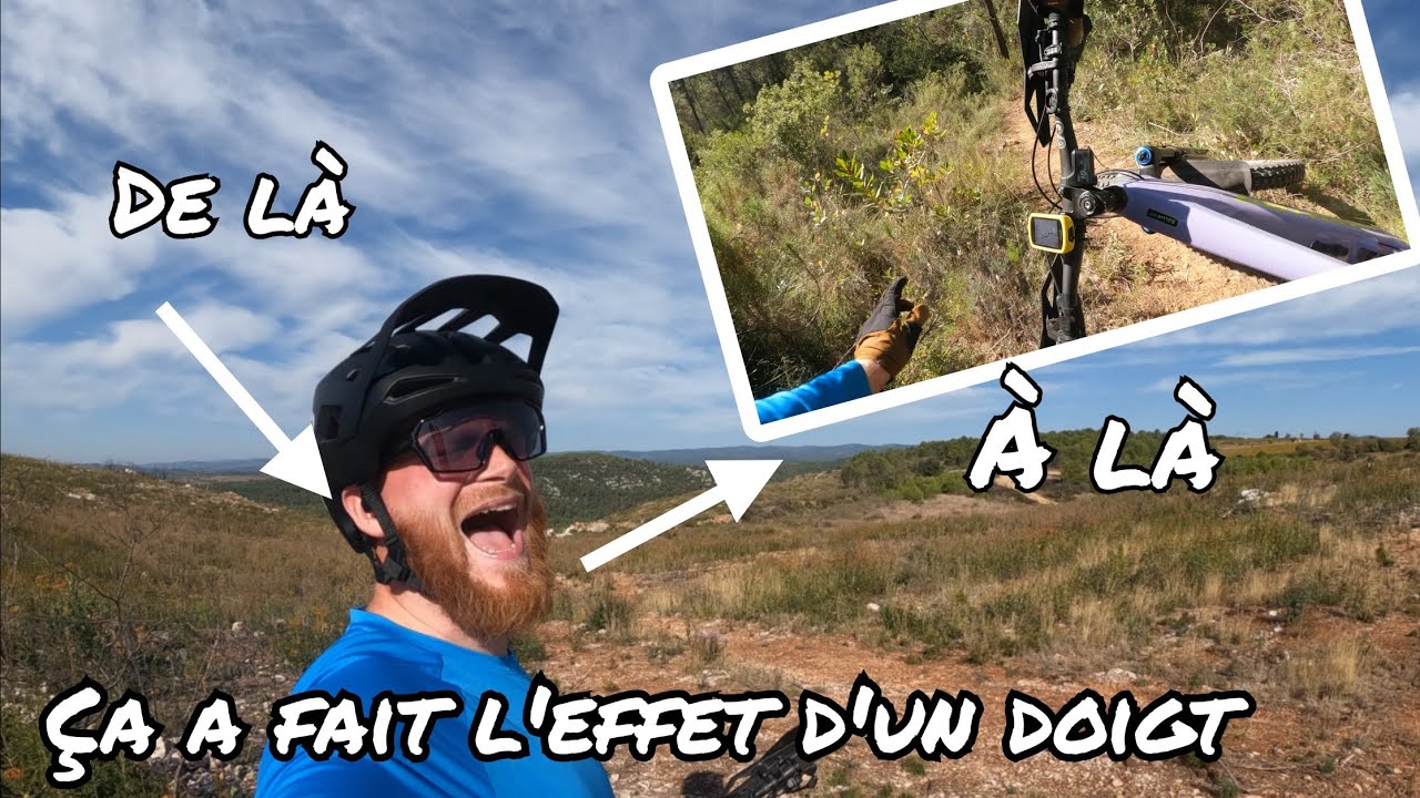 Une chute, un doigt, ... du bon vttae!