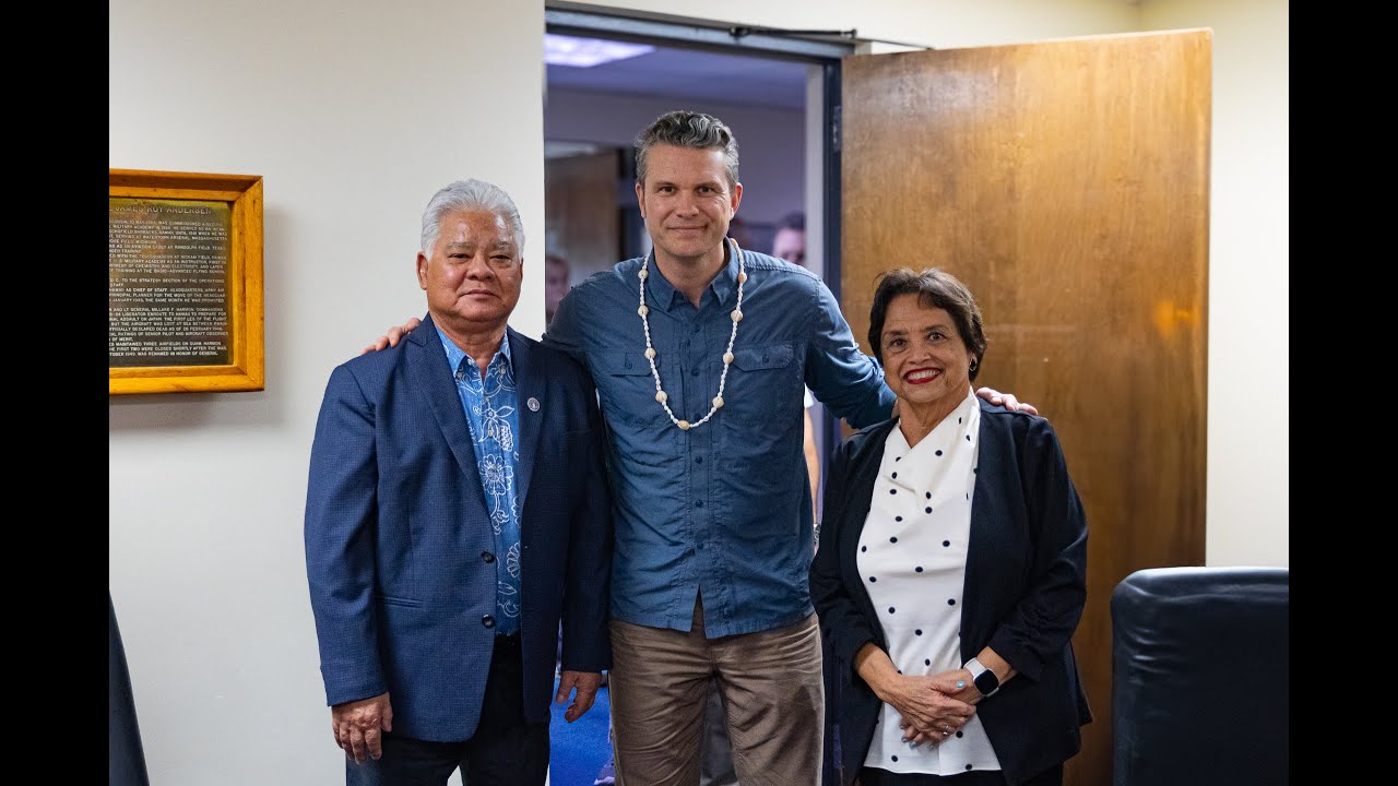 Secretary of Defense Peter Hegseth Makes Historic Visit to Guam