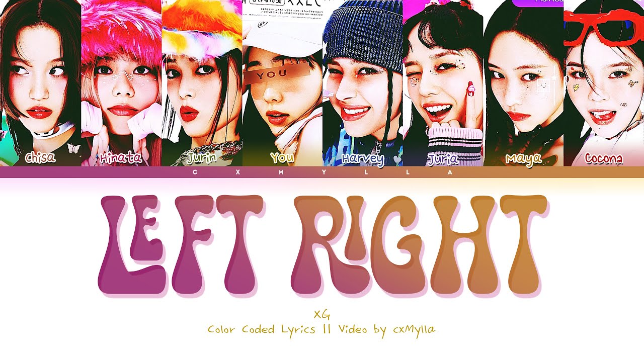 [ Karaoke ver. ] XG : LEFT RIGHT | 8 Members Ver. (You As A Member)