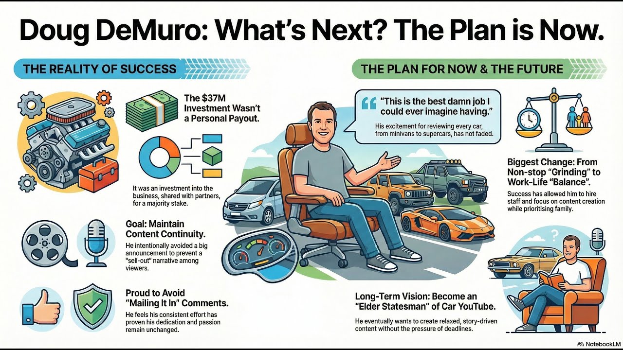 Doug DeMuro's Future Business Plans: Just reviewing his channel in the description below