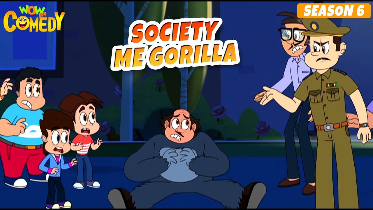 Society Me Gorilla | Titoo Funny Cartoon | S06E16 | Hindi Cartoon for Kids #titoo