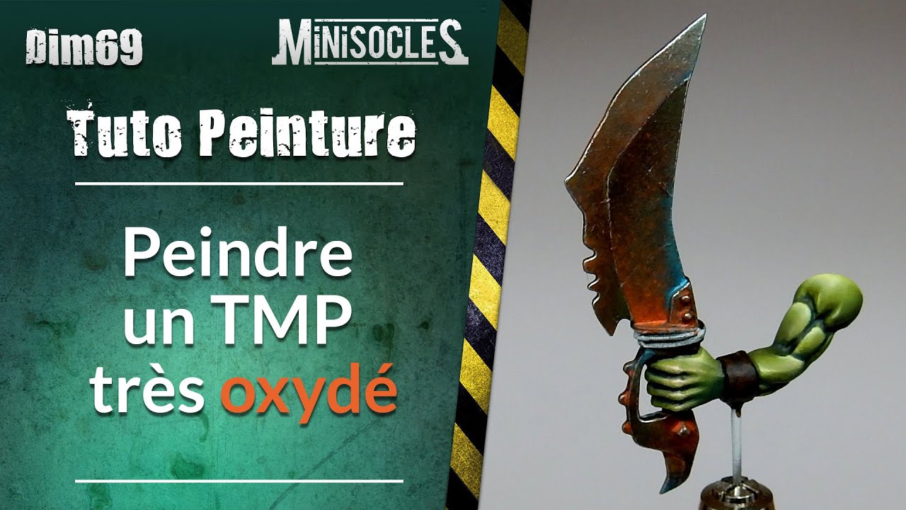 Peinture sur figurines [TUTO] : Peindre un métal très oxydé