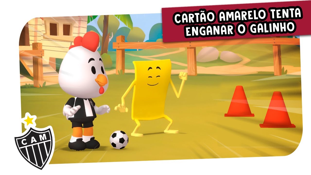 Cartão amarelo tenta enganar o Galinho - Liga dos Mascotes - Atlético MG EP 20