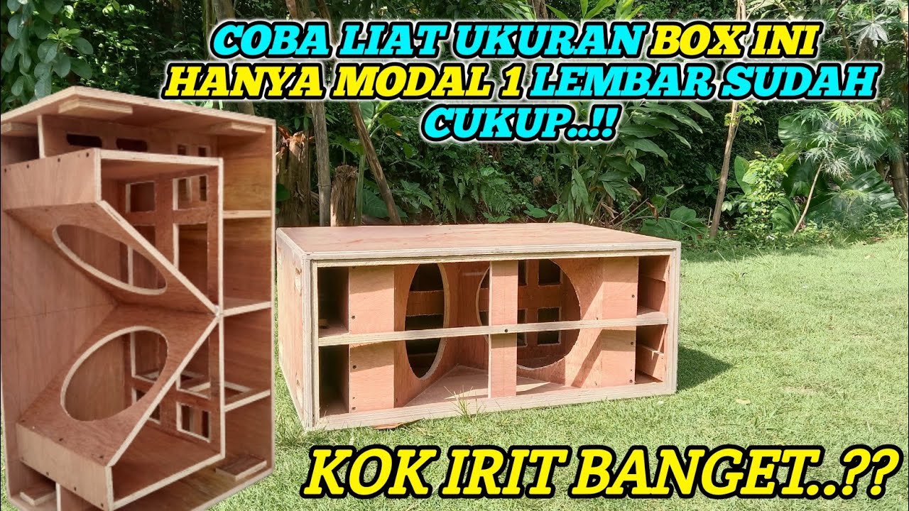 SKEMA BOX RCF & TTS DOBEL.. lengkap sama cara buatnya