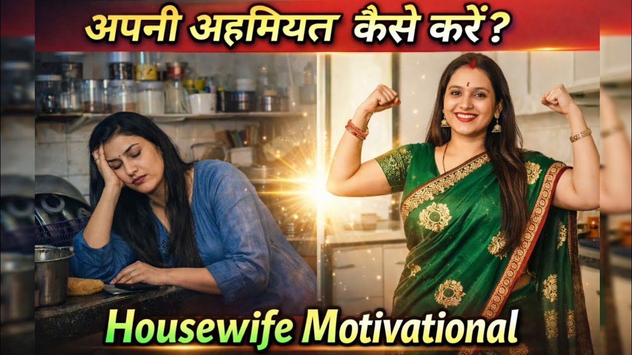 अगर आप Housewife हैं🙋🏻‍♀️ तो ये वीडियो ज़रूर देखें |🤩 Daily housewife motivation |self love 💥