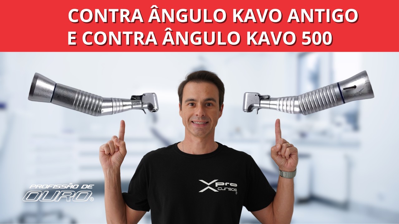 Como desmontar o contra ângulo odontológico Kavo antigo e o Kavo 500.
