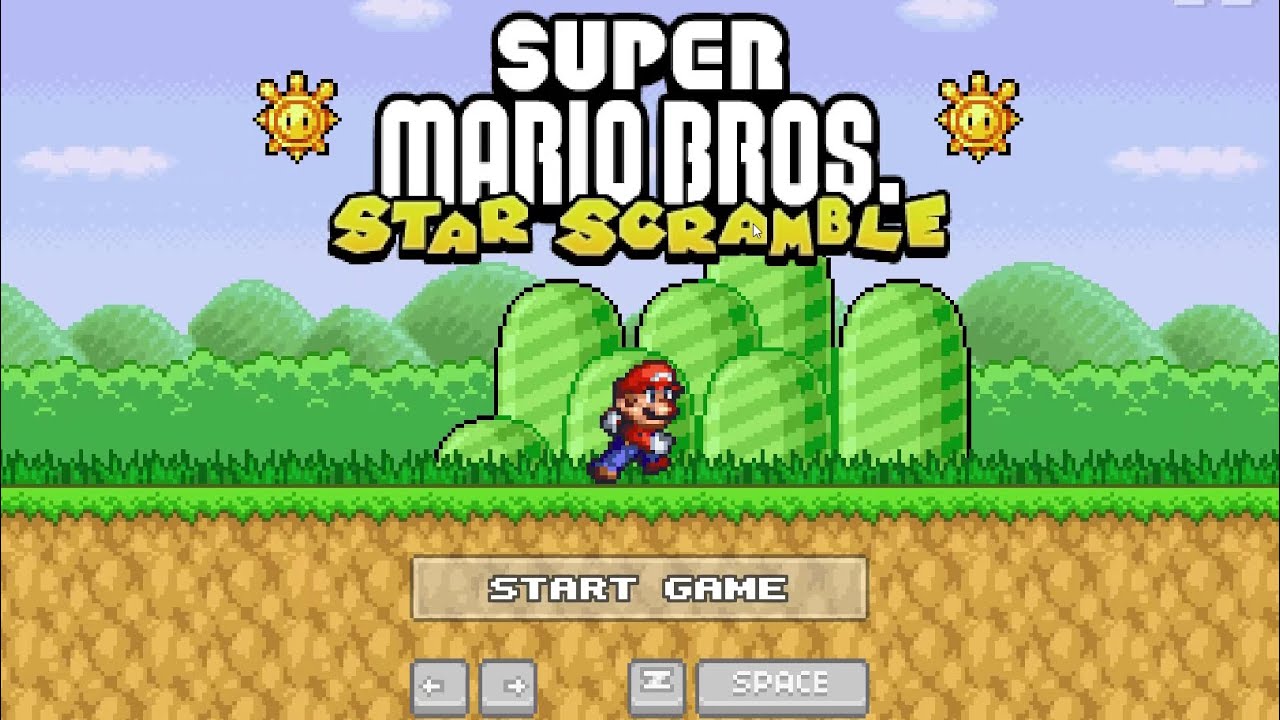Super Mario Bros. Star Scramble - Full Game 100% Walkthrough