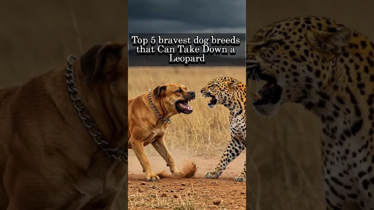 Top 5 Fearless Dogs That Could Take on a Wild Leopard