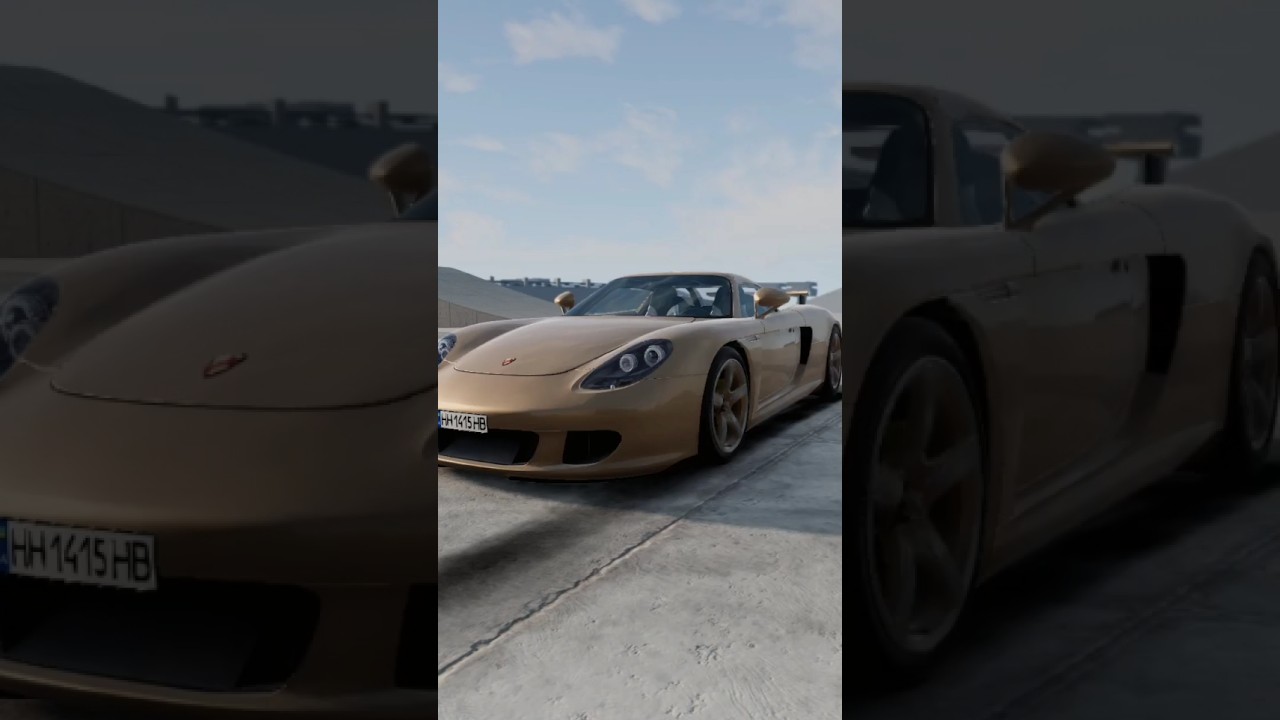 Porsche Carrera GT-BeamNG Drive(