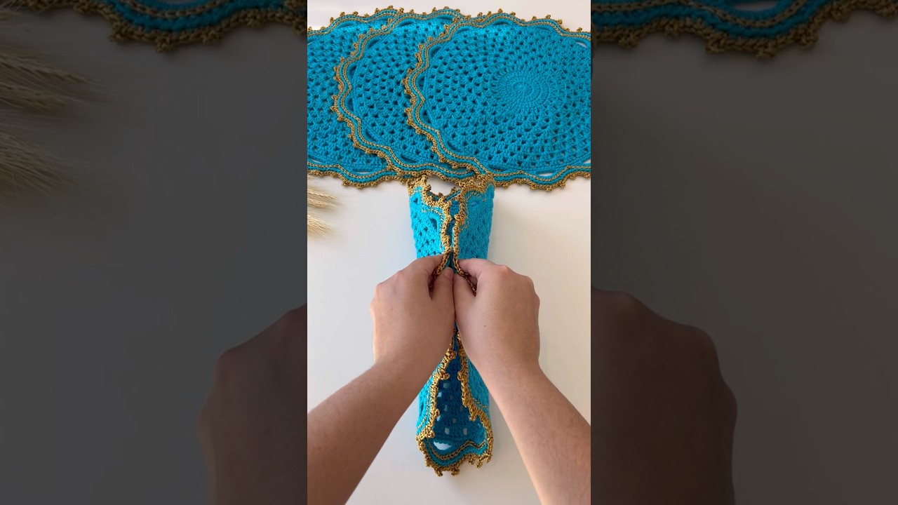 Sousplat de crochê passo a passo vídeo aula de crochê tutorial de crochê crochet 