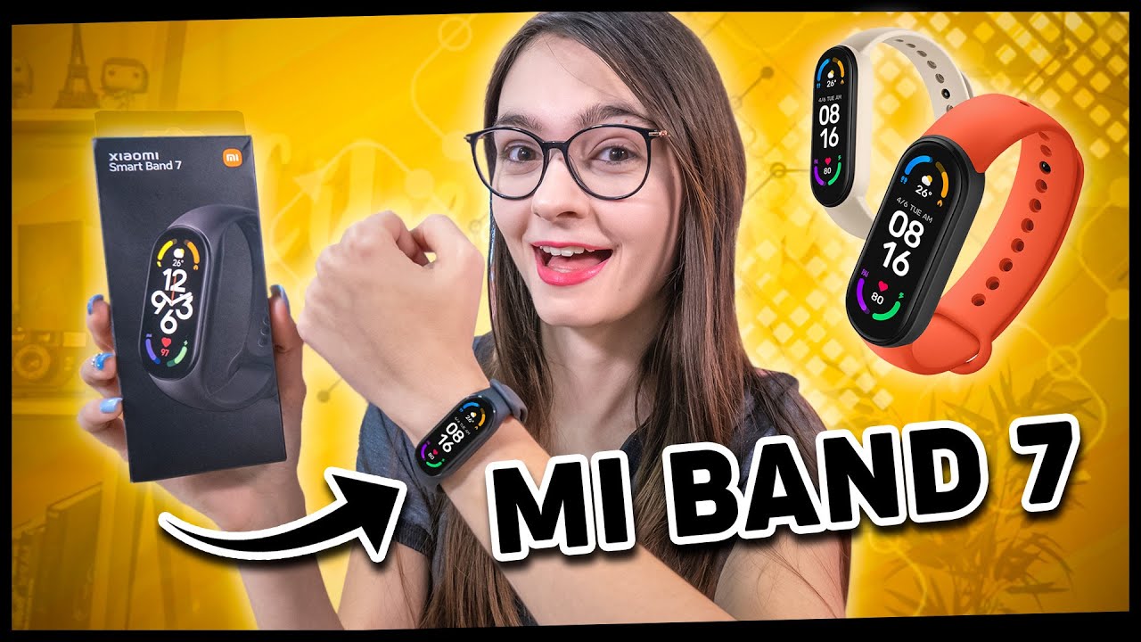 MI BAND 7 - COM BATERIA que DURA ATÉ 15 DIAS e 120 MODOS de ESPORTES! UNBOXING E IMPRESSÕES!