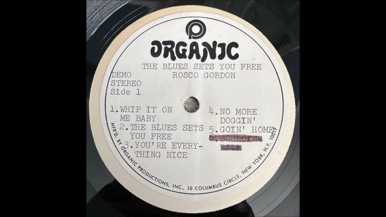 Rosco Gordon  - Whip It On Me Baby