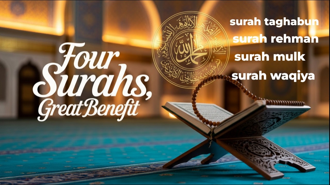 Surah Taghabun | Surah Ar-Rahman | Surah mulk | Surah waqiya | For RIZQ & WHEALTH