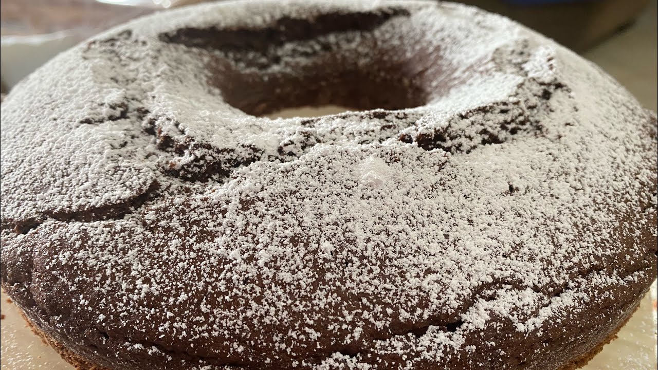 Ciambella al cacao senza lattosio e uova piccola distrazione haha 
