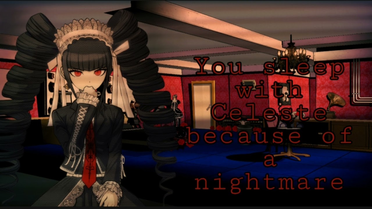 // You fall asleep with Celeste because of an nightmare // Celestia Ludenberg x listener