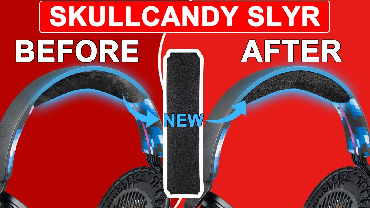 SOULWIT® | How to Replace Skullcandy SLYR Wired/SLYR Pro Wireless Headband | Repair Parts Kit