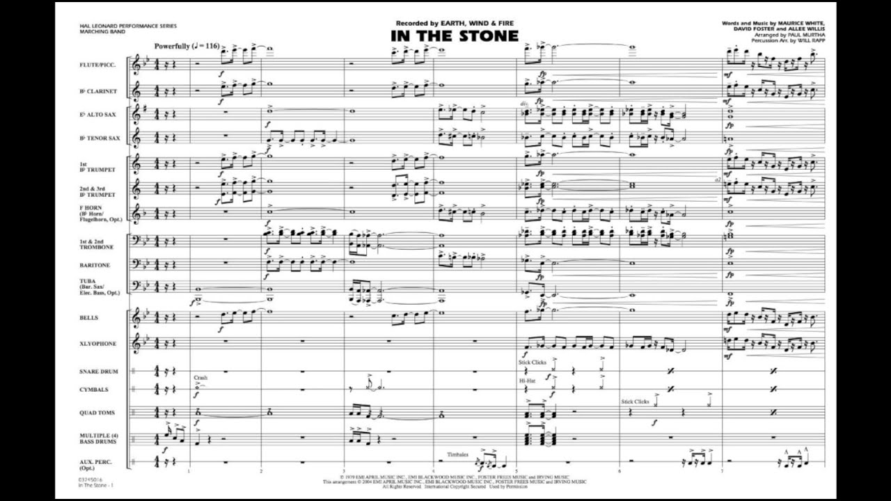 In the Stone arranged by Paul Murtha