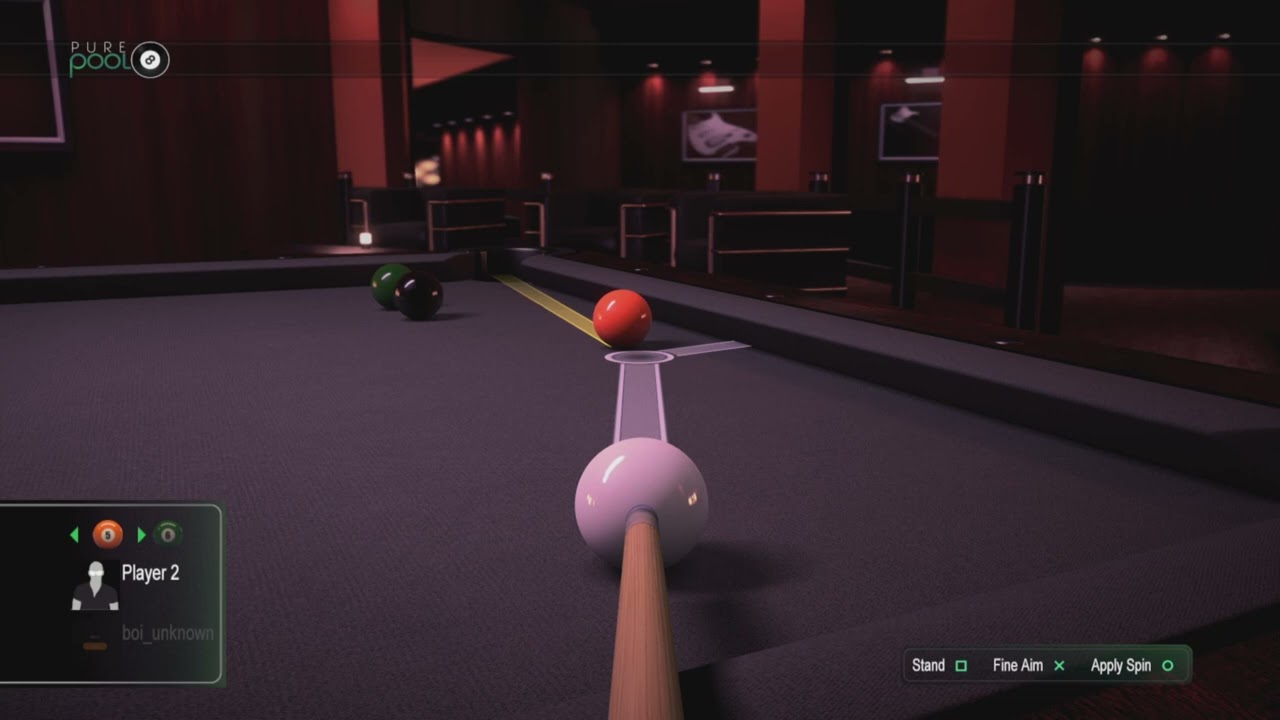 PURE POOL 9 Ball Two-Player Couch Multiplayer