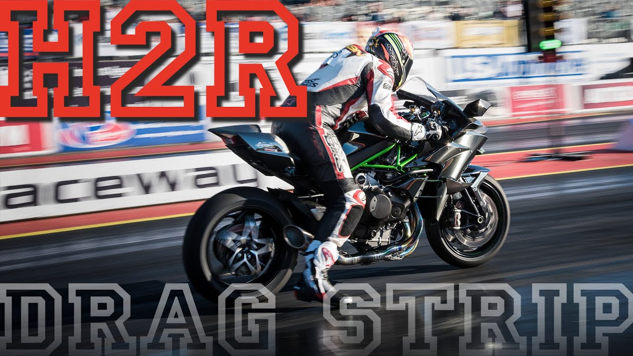 Kawasaki H2R – on the drag strip