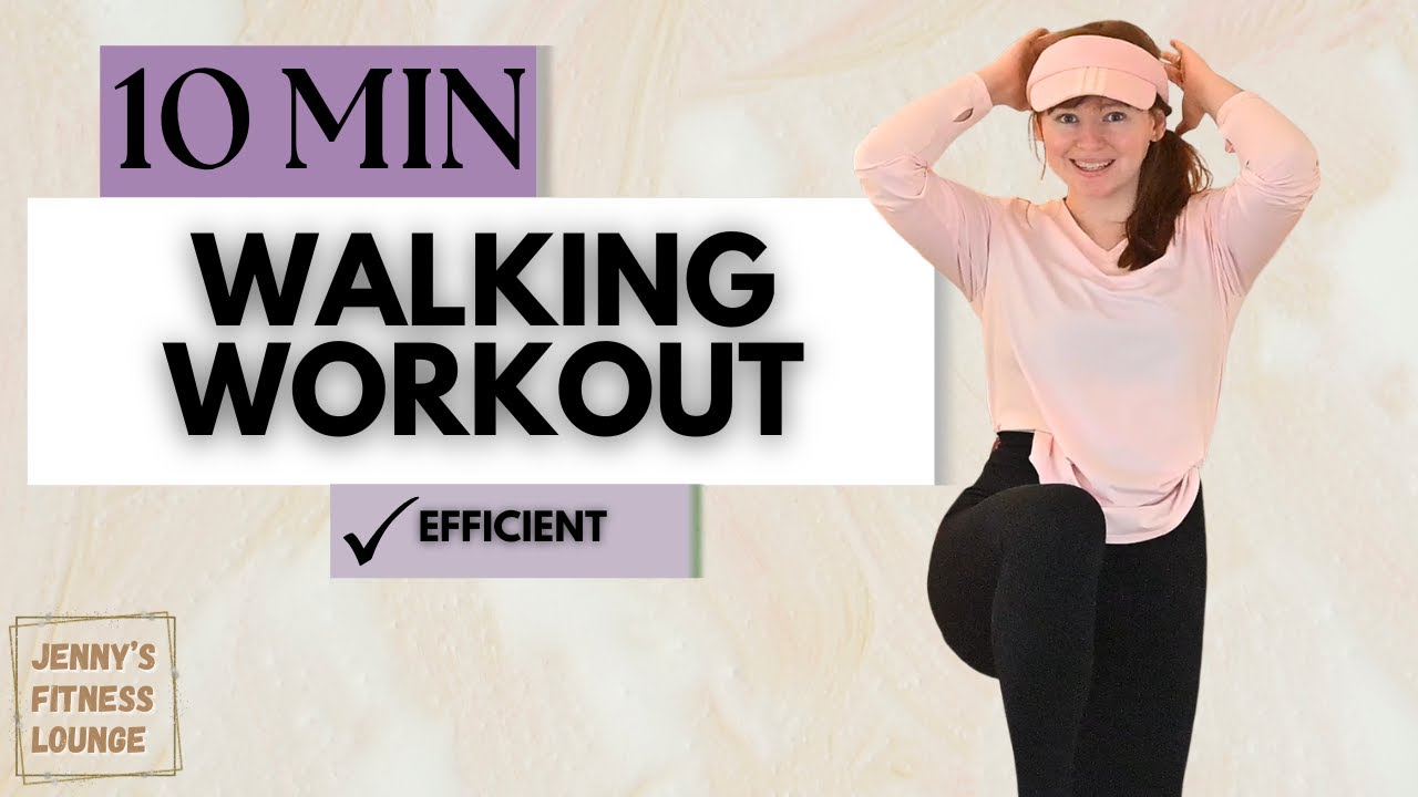 10 MIN WALKING WORKOUT - Efficient & Effective! | at Home Workout Cardio Walk