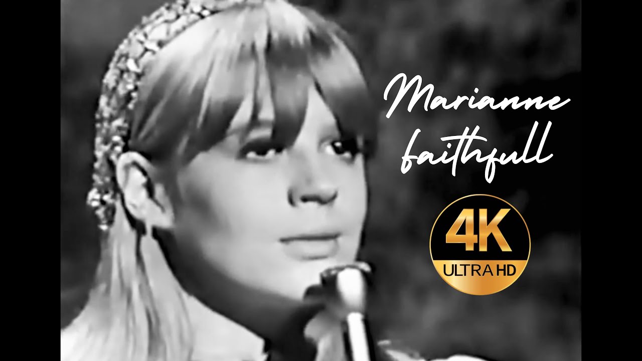 *RARE* 4K Enhancement: Marianne Faithfull - What Have They Done To The Rain/As Tears Go By (Medley)