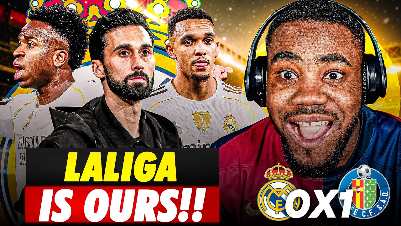 THANK YOU GETAFE!!! | LA LIGA IS OURS[REAL MADRID FALL OFF😂]