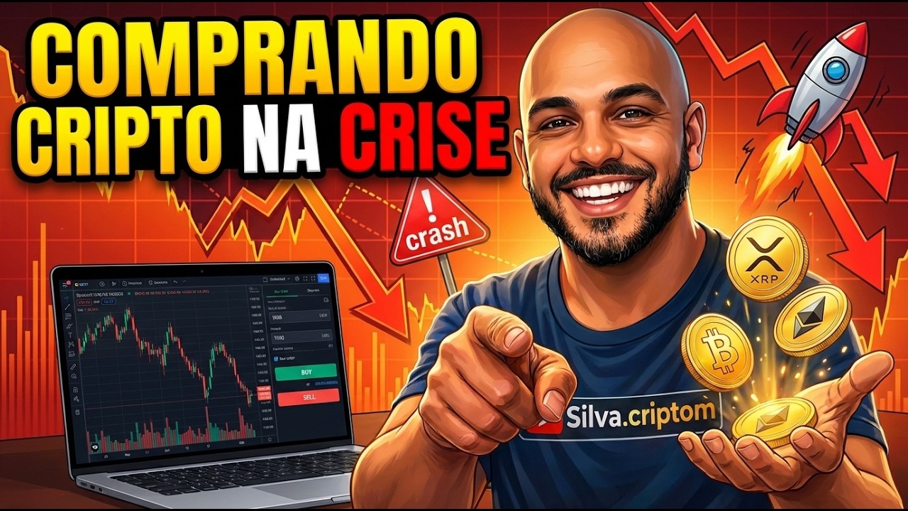 🚨INVESTIDO EM #CRIPTOMOEDAS NA CRISE .....