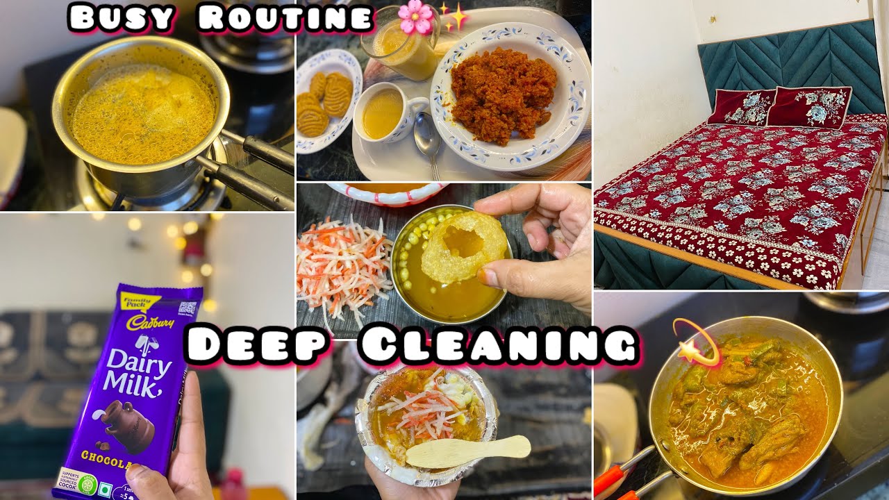 Indian Housewife’s 7:00 Am To 10 Pm Productive Routine 🌸✨ Deep Cleaning My Home 💫♥️ 