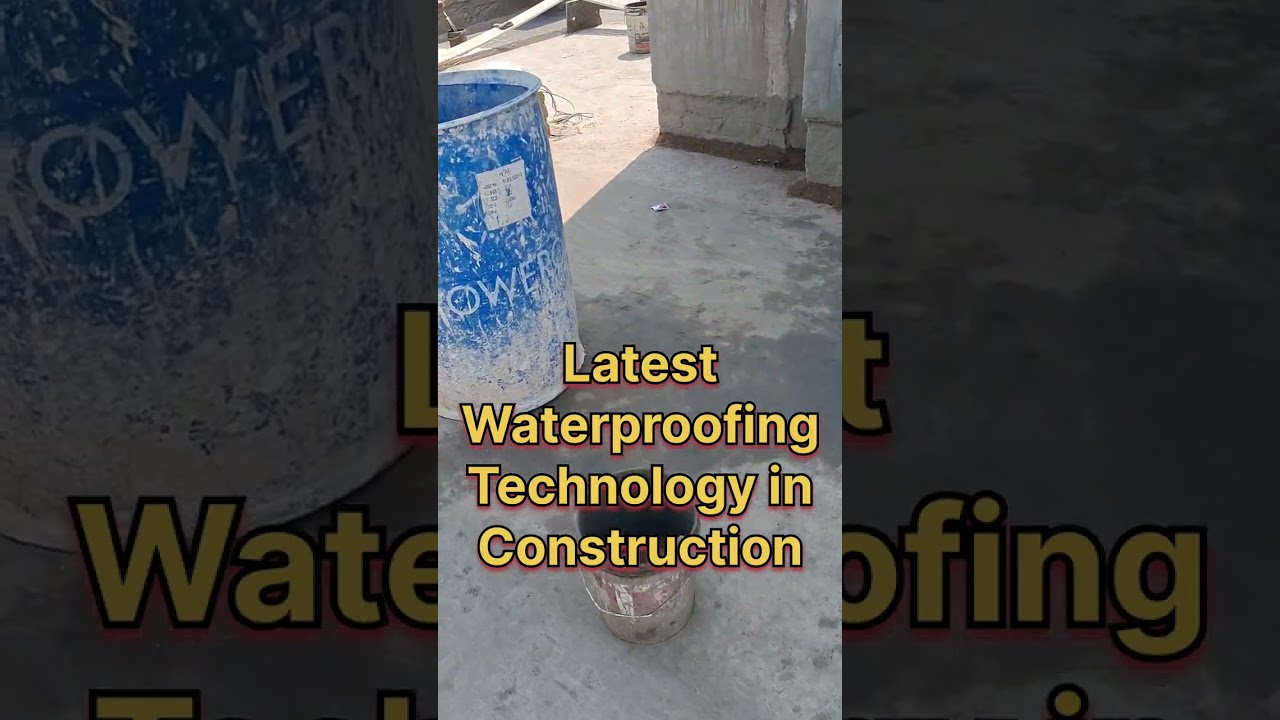 Latest Waterproofing Technology in Construction  । New Waterproofing Technology । Slab Waterproofing