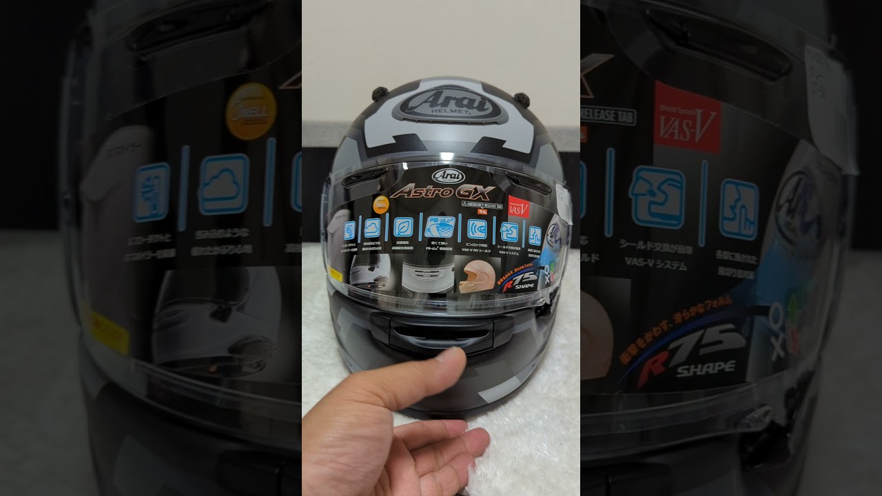 ARAI QUANTIC ASTRO GX FACE GRAY